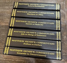 Matthew Henry’s Commentary Whole Bible 6 Vol HC Set MacDonald Revised & Correcte picture
