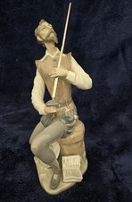 Lladro 5357 Don Quixote Oration Porcelain Figurine Complete w/ Box Metal Sword  picture