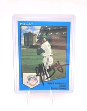 Ruben Rodriguez Signed IP 1989 Procards Auto Card Denver Zephyrs Pirates picture