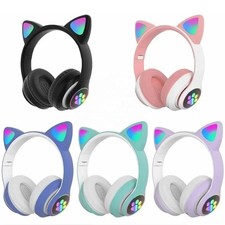 New STN-28 LED Wireless Bluetooth cat ear unisex gaming headphones picture