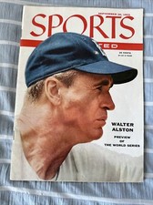 1955 SEPTEMBER 26 SPORTS ILLUSTRATED MAGAZINE - Walter Alston Cover VTG picture