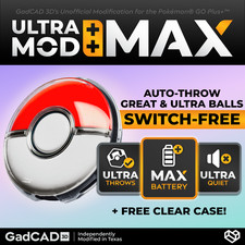 Ultra Mod: MAX - Brand-New Modified Pokémon GO Plus + Auto-catcher by GadCAD 3D picture