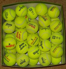50 Used Tennis Balls mixed brands. Good Condition, Used indoor (tennis club) picture