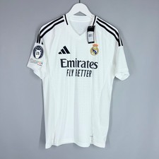 BNWT REAL MADRID SPAIN 2024 2025 HOME FOOTBALL SHIRT JERSEY ADIDAS #9 MBAPPE picture