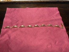 14k solid gold vintage dolphin bracelet (XRF & weight tested) picture