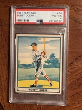 1941 Play Ball #64 BOBBY DOERR (HOF) PSA 4  picture