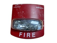 Simplex 4906-9101 Fire Alarm Strobe Wall Red (SmartSync) picture