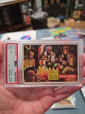 1956 Topps Round Up #45 POW-WOW PSA 6 Daniel Boone picture