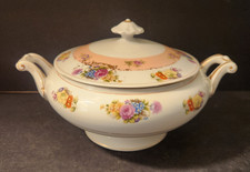 Vintage Harmony House Grandeur Fine China Round Covered Vegetable Bowl Japan picture
