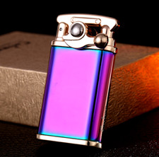 Chief Retro Oil Petrol Gasoline Cigarette Metal Lighter w/ Gift Box in Rainbow picture