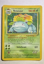 Pokémon TCG Venusaur Base Set 15/102 Holo 1999-2000 Wizards Base Set Holo Rare picture