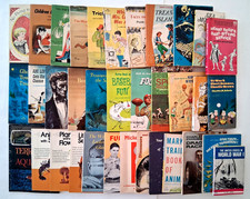 35 Vtg Childrens Books Lot Scholastic & More Fiction Science History 1960s/70s picture