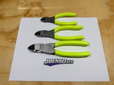 Snap-on Tools USA NEW HI-VIZ 3pc Soft Grip Diagonal Cutter Pliers Set picture