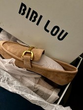 NIB Anthropologie Bibi Lou Zagreb Loafer Suede in Camel EU 40 US 9.5 / 10 picture