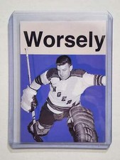 Gump Worsely Artist Signed Hockey Art Card 1/10 picture
