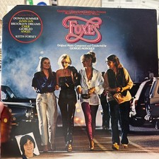FOXES Soundtrack 1980 Orig 2x LP Ultrasonic Cleaned Giorgio M Donna Summer Cher picture