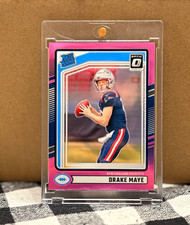 2024 Panini Donruss - Rated Rookie Drake Maye Patriots #379 Pink Prizm picture