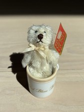 GUND Mini 3” Cream Mohair Bear, Tiny Teddy Wishes; Brand New In Original Box picture