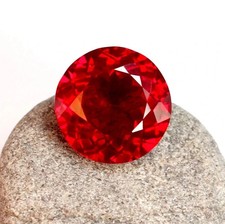 9.35 Ct Natural Ruby Round Cut Red Certified Rare Loose Gemstone With Free Gift picture