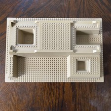 LEGO #7327 #7627: Dark Tan Raised Baseplate 32x48x6 | Sold As Is |  picture
