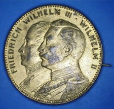 SCARCE 1913 KAISERMEDAILLE FRIEDRICH WILHELM III & WILHELM II - *13944677 🌈 picture