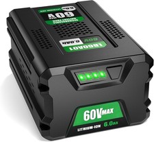60V 6Ah Battery Compatible with Greenworks LB60A00 LB60A02 LB60A03 Garden Tools picture