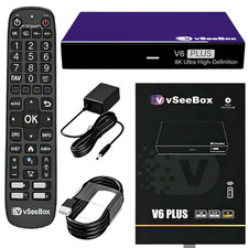 New vSeeBox V6 Plus Android 14 TV Box 4GB RAM 64GB Storage WiFi‑6 Bluetooth 5.0 picture