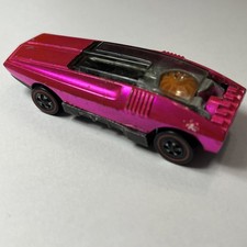VINTAGE HOT WHEELS Redline Whip Creamer Spectraflame Pink 1969 USA Base picture
