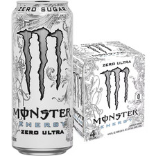 Monster Energy, Zero Ultra, Sugar Free Energy Drink, 4 Pack - 16 Fl Oz picture