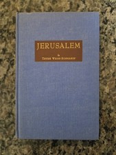 1950 JERUSALEM BOOK BY TRUDE WEISS ROSMARIN - GREAT PLATES & MAP - KD 778 picture
