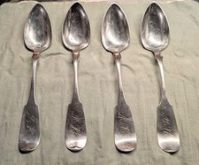 Antique American Coin Silver Tablespoons – G.D. Keeler (Set of 4) picture