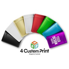 100 4CustomPrint Foil Mylar Zip Seal Resealable Matte Bag for Custom Logo picture