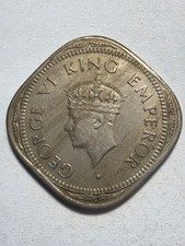 1947 British India 2 Annas coin picture