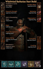 DIABLO 4🌞SEASON 15🔥WHIRLWIND SPIN2WIN STARTING BUILD✨x10 NON-GA ITEM✨200M GOLD picture