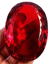 1000 Ct Natural Red Ruby Oval Cut EGL Certified Transparent Loose Gemstone 6JGE picture
