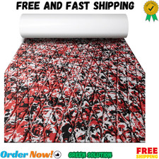 EVA Foam Boat Flooring 94 x47 Diamond Camo Red Self Adhesive Decking FOCEAN Mats picture
