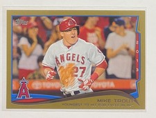 2014 Topps Season Highlights Checklist Gold 556/2014 Mike Trout #364 picture