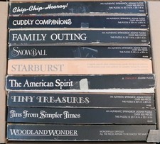LOT OF 9 SPRINGBOK 500 pc puzzles WONDERFUL VARIETY - VINTAGE - COMPLETE picture