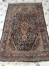 Antique Hand-Knotted Persian Sarouk 6’6”x 4’2” Wool Area Rug Oriental vintage picture