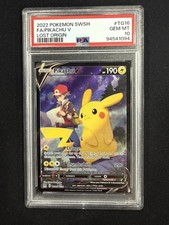 2022 Pokemon SWSH Lost Origin #TG16 FA Pikachu V PSA 10 GEM MINT picture