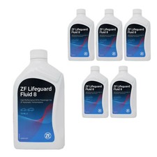 ZF Lifeguard 8 Transmission Fluid 6 Pack 1 Liter Jugs for ZF8HP45 8HP50/70 2010+ picture