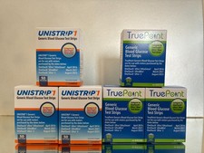 TRUE POINT - UNISTRIP 1 Blood Glucose Strips 300 Qty. 04/2028 picture