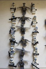 LEGO Star Wars Minifigures Clone Troopers/geonosians/CAC/brickarms Lot picture
