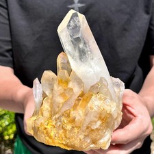 2.87LB Natural Clear White Quartz Crystal Cluster Rough Healing Specimen picture