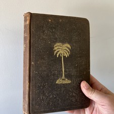 1858 Day Dawn in Africa Anna M Scott Antique Book Foldout Map Illustrated picture