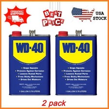 NEW 2 pack WD-40 Multi-Use Product Lubricant Bulk, 1 gallon FREESHIPPING picture