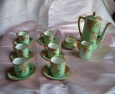 Crown Ducal Antique Aspden Coffee Set 9 Piece set picture