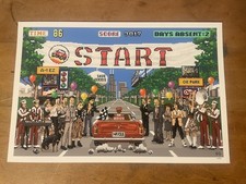 Ferris Bueller’s Day Off Chicago Outsmart Outrun Arcade Art Print By Sam Gilbey picture