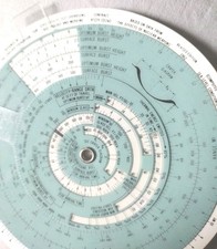 VINTAGE 1962 LOVELACE FOUNDATION NUCLEAR BOMB EFFECTS COMPUTER SLIDE RULE picture