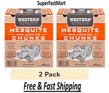 Western 500 CU IN Mesquite Chunk Box CS Smoking Chips - 2 Pack picture